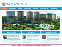 Tablet Screenshot of chothuetaichinh.com